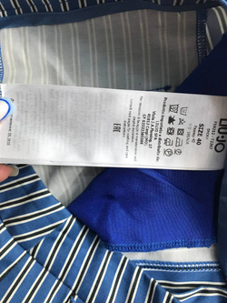 Брюки Lui Jo в стильную полоску, маркировка 40, визуально на 46 размер