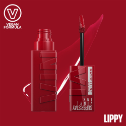 MAYBELLINE NEW YORK SuperStay Vinyl Ink - Стойкая жидкая помада, 4,2 ml