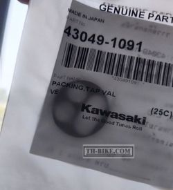 43049-1091. PACKING,TAP VALVE.KAWASAKI