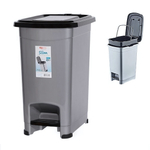 Контейнер для мусора с педалью "Slim" 10 л цвет в ассортименте