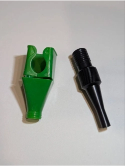 + t Воронка непроливайка для мототехники и др. Зеленая