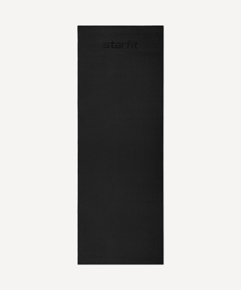 Коврик для йоги и фитнеса FM-101, PVC, 183x61x0,3 см, черный