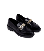 Кожаные мокасины vanity_loafer_aba BOSS BLACK - черный(50504575)