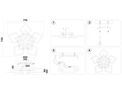 Ambrella Потолочный светодиодный светильник с пультом Original FA8915