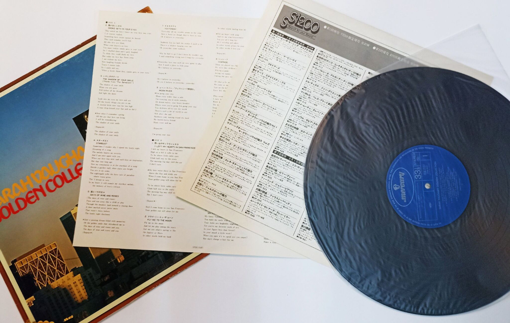 Винтажная виниловая пластинка LP Sarah Vaughan Golden Collection (Japan 1979)
