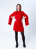 Платье "Горицвет". Красное