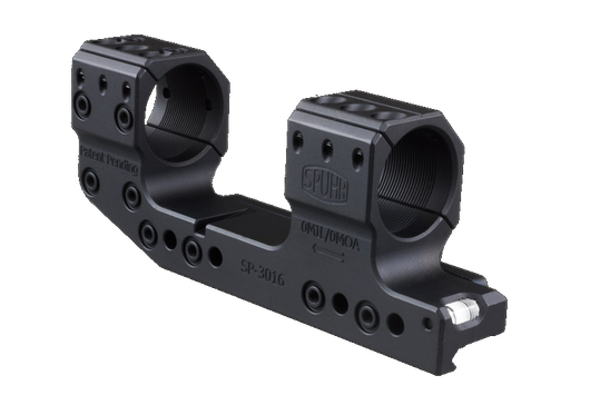 Тактический кронштейн SPUHR D30мм для установки на Picatinny, H38мм, без наклона,с выносом (SP-3016)
