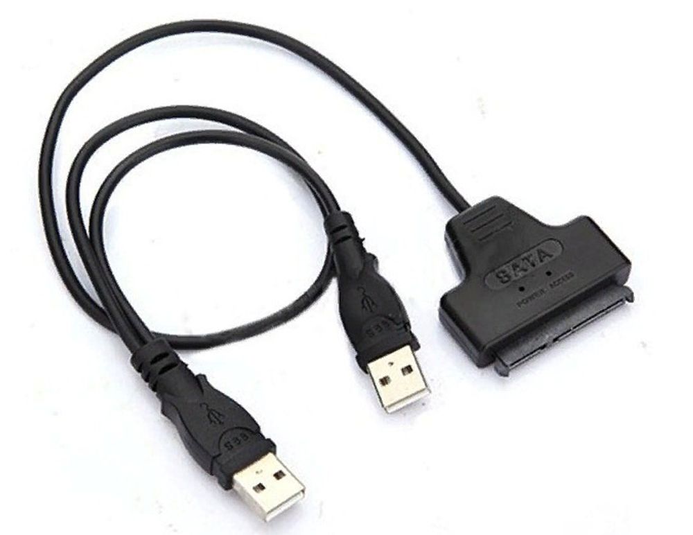 Высокоскоростной адаптер USB 2.0 для SATA 7+15 для 2.5&quot; жестких дисков HDD