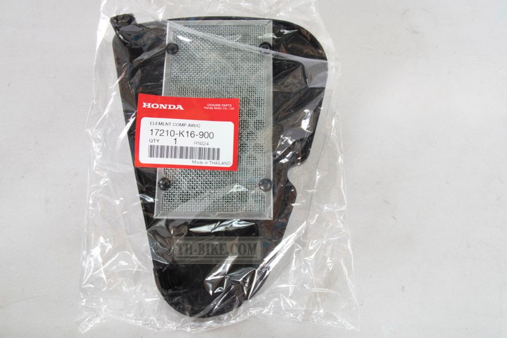 17210-K16-900. ELEMENT COMP., AIR CLEANER. Air filter Honda Zoomer-X, Scoopy-i