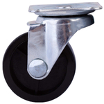 ОПОРА КОЛЕСНАЯ ПОВОР.НА ПЛОЩ. 38ММ ПЛАСТ/РЕЗ ЧЕРНЫЙ 1ШТ