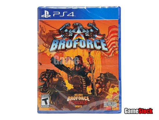 PS4 Broforce (Special Reserve) (Новый, Английская версия, CUSA-03887)