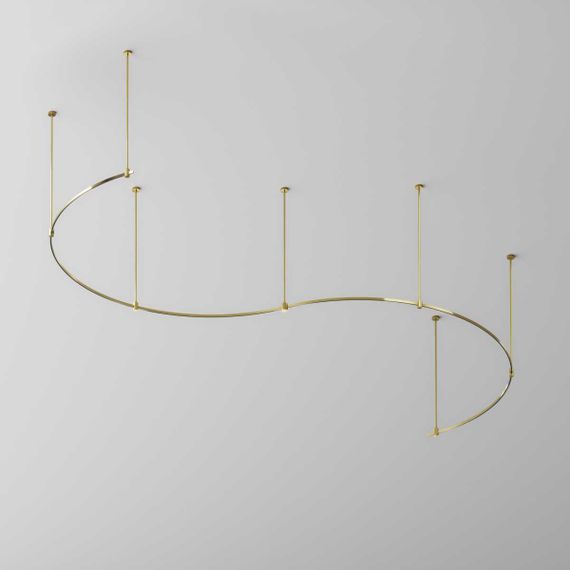 Шинопровод круглый из полукругов 1800мм Maytoni Technical FLARITY Busbar trunkings Flarity TRX154-2SR-D1800-BS
