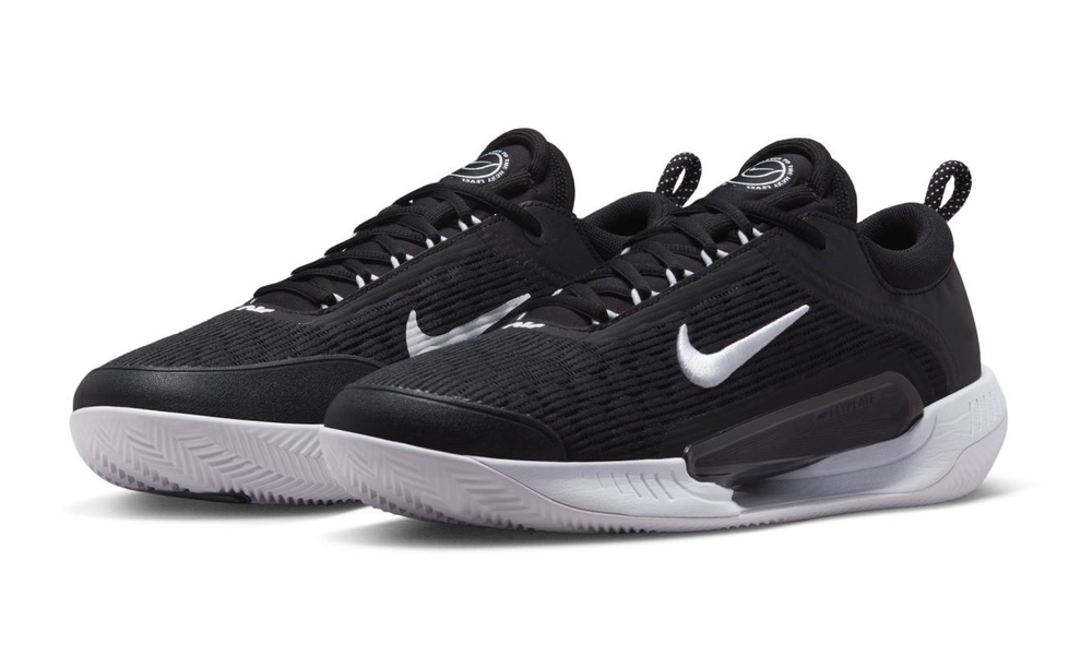 Мужские кроссовки теннисные Nike Zoom Court NXT Clay - black/white
