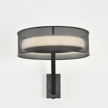 Бра светодиодный 15W 3000-6000K 8370/15WL черный ALVA Lumion