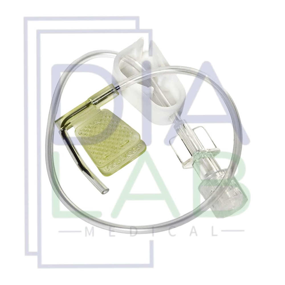 Игла Губера KDL 19G (1,1х25 мм) с крыльями и инфузионной линией