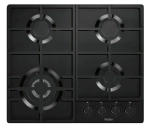 Варочная поверхность газовая HAIER HHQ-G64CTPB черное стекло