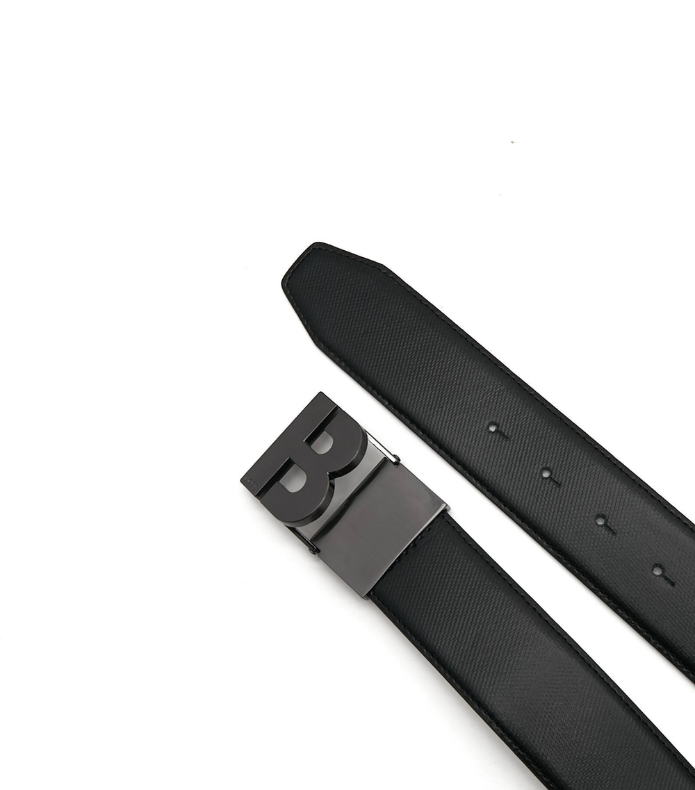 двухсторонний кожаный ремень b_icon BOSS BLACK - черный(50475192)
