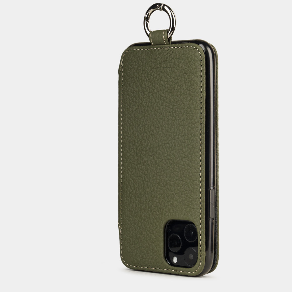 Чехол Marcel для iPhone 11 Pro из натуральной кожи теленка, зеленого цвета