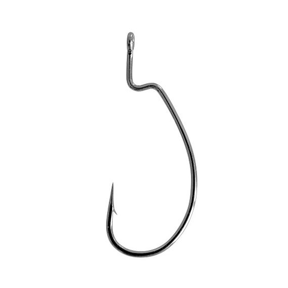 Крючок офсетный №3/0 цвет BN (5шт) Helios (HS-1205-3/0)