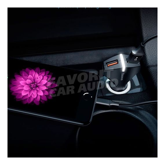 АЗУ 2USB Baseus Small Rocket 2100mA QC3.0