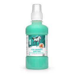 Гель ЗООVIP охлаждающе-разогревающий с камфорой и ментолом, для лошадей, 250 мл