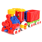 Паровозик Ромашка с вагоном (Форма)