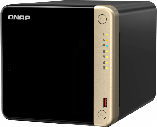 Сетевое хранилище QNAP TS-464-8G черный