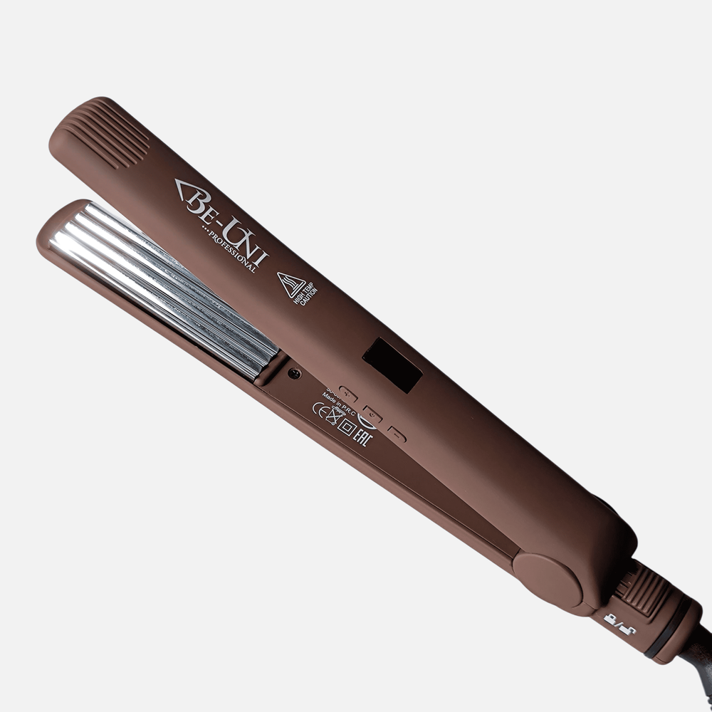 Щипцы-гофре BE-UNI V131 Brown 25 мм титановые 60-230°C
