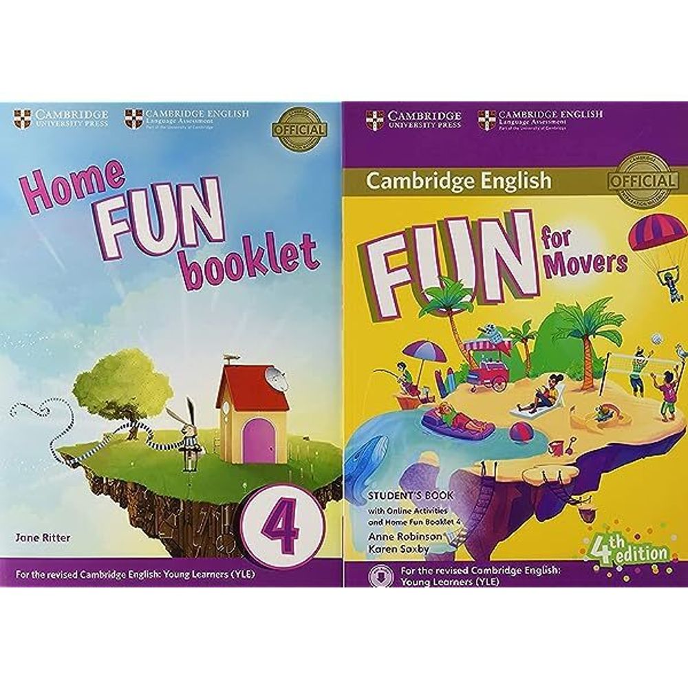Fun for Movers 4th Edition Student&#39;s Book with Online Activities with Audio and Home Fun Booklet 4