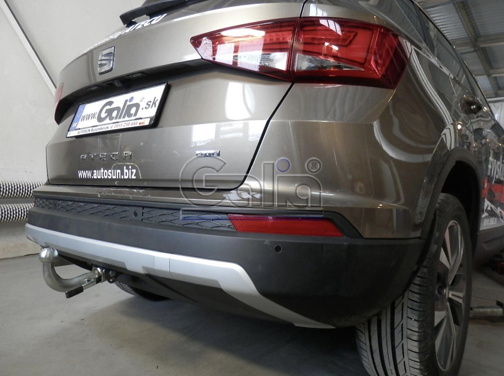 Фаркоп оцинкованный Galia S119A для Skoda Karoq 2018-, Seat Ateca 2016-(паспорт и сертификат в комплекте)(без электрики)