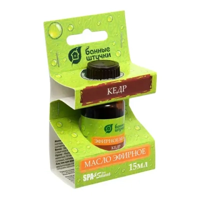 Эфирное масло «Кедр» 15 мл «Банные штучки» /28