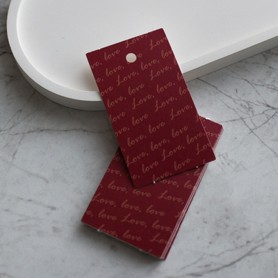 бирка (4х7 см) арт. Б-395 "Любовь" (упаковка 20 шт.)