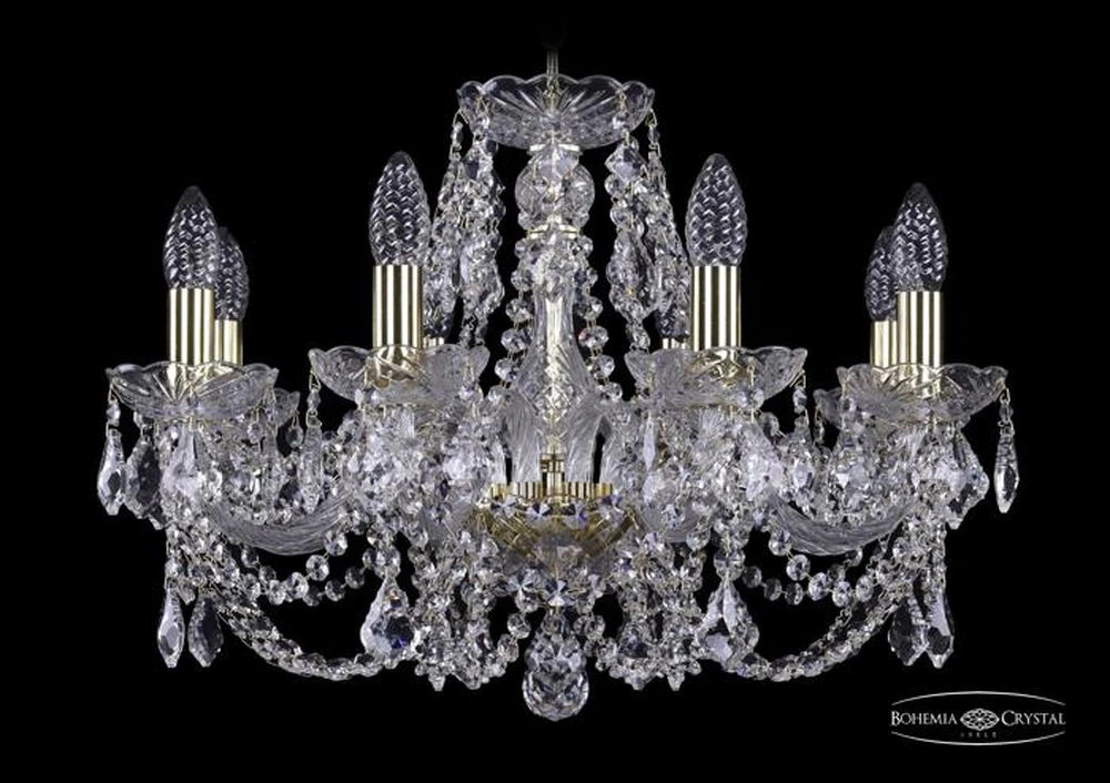 Подвесная люстра Bohemia Ivele 1402/8/195/G/Leafs