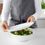 Миска для сервировки IKEA OFTAST (ОФТАСТ), Белый, 23 см