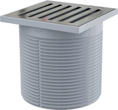 Решетка 105 ? 105 латунь-хром AlcaPlast APV0700