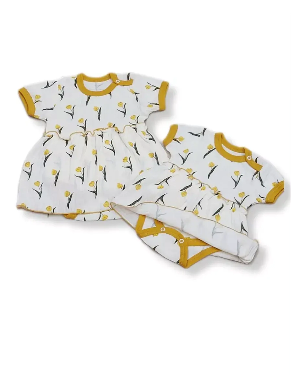 Платье-боди муслин для девочки