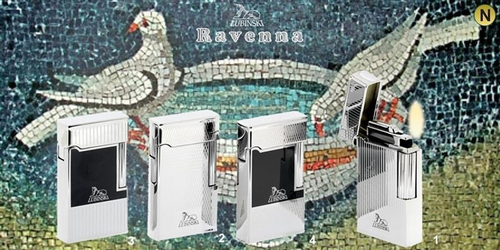 Зажигалка Lubinski Ravenna Silver WD568-1