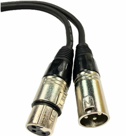 Кабель микрофонный, XLRm-XLRf, 1м, Soundking