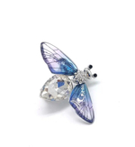 Брошь. Брошка. Муха. Цвет белая