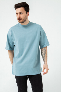 Футболка ЗАПОРОЖЕЦ Blank Loose Fit (Синий (Blue))