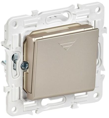 Выключатель карточный SKANDY 30А SK-V15Sh шампань IEK SK-V11-0-10-K37