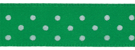 Лента атласная 12 мм  с рисунком, цв.D035/001