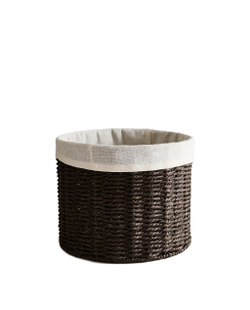 Zara Home Корзина из нержавеющей стали, цвет коричневый, 25 см