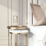 Выключатель двухклавишный (айвори акрил) W1120043