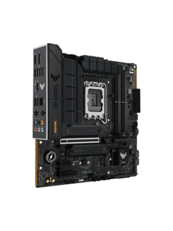 ASUS TUF GAMING B760M-PLUS WIFI II (Socket 1700, mATX, 4xDDR5(192GB),DP/HDMI, 1xPCIe 5.0x16/1xPCIe 4.0x4/1xPCIe 3.0, 1xLAN (2.5GbE), Wi-Fi, BT,4xSATA 6Gb/s, 3xM.2, 1xType-C, 3xUSB 3.2, 4xUSB 2.0)