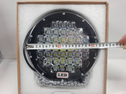 Светодиодная фара-прожектор, 185W дальнего света, 9 дюймов, 22,86 см. (1 шт.)