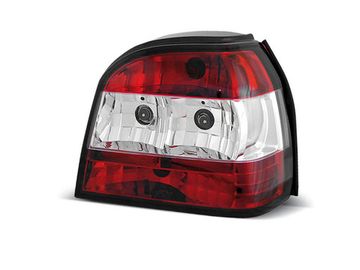 Задние фонари VW Golf 3 red white