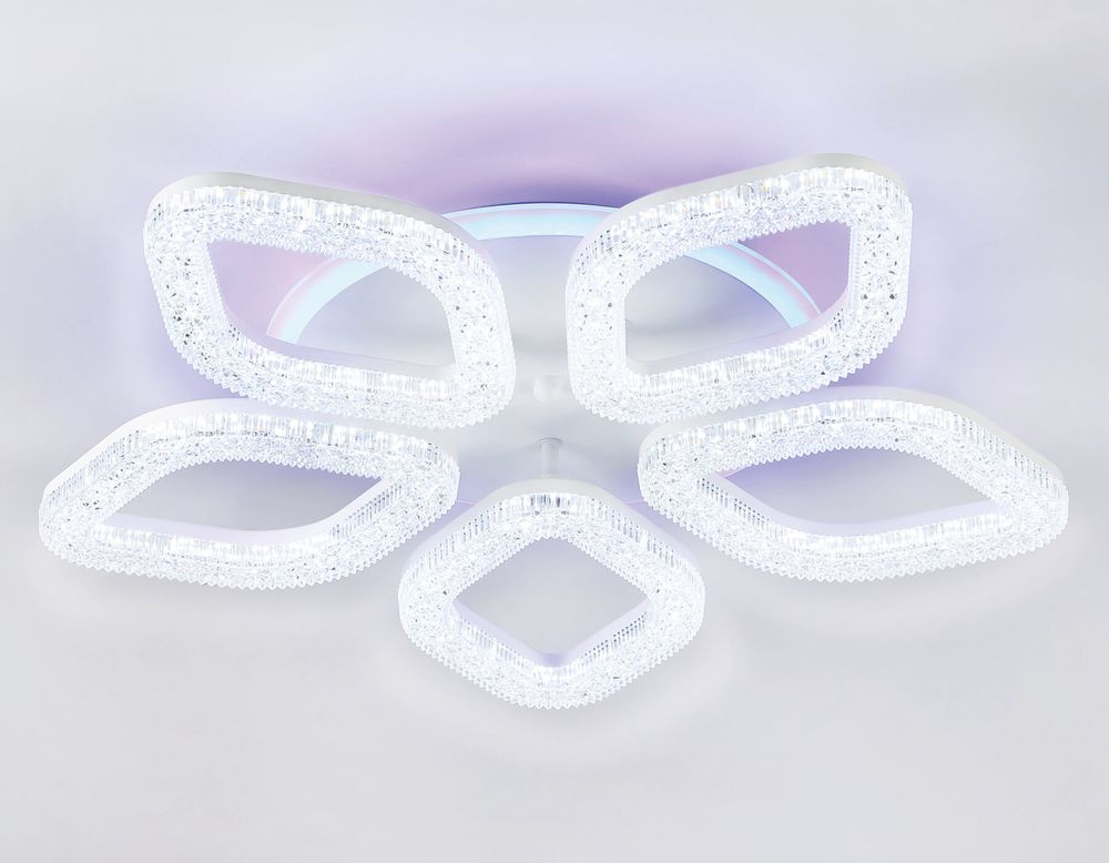 Ambrella Потолочный светодиодный светильник с RGB подсветкой и пультом Original FA3925