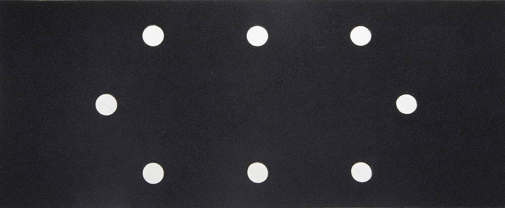 Лист шлиф. универсал. URAGAN ″Оптимален для твердых пород дерева″ 8 отверстий по линии, для ПШМ, P180, 93х230мм, 50шт