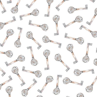 ключ на белом